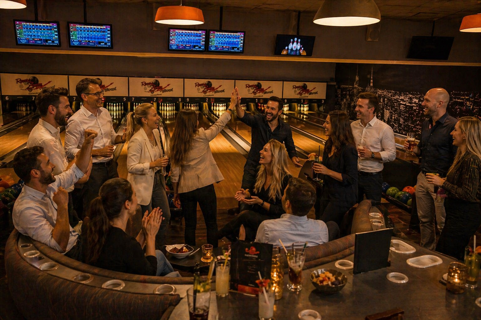 Firmenevent im Bowl